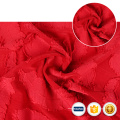 2021 Polyester en gros de haute qualité personnalisé Spandex Jacquard Brocade Tissu de tricot et textiles pour vêtements